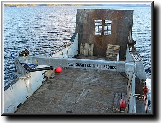 View from up on the bridge